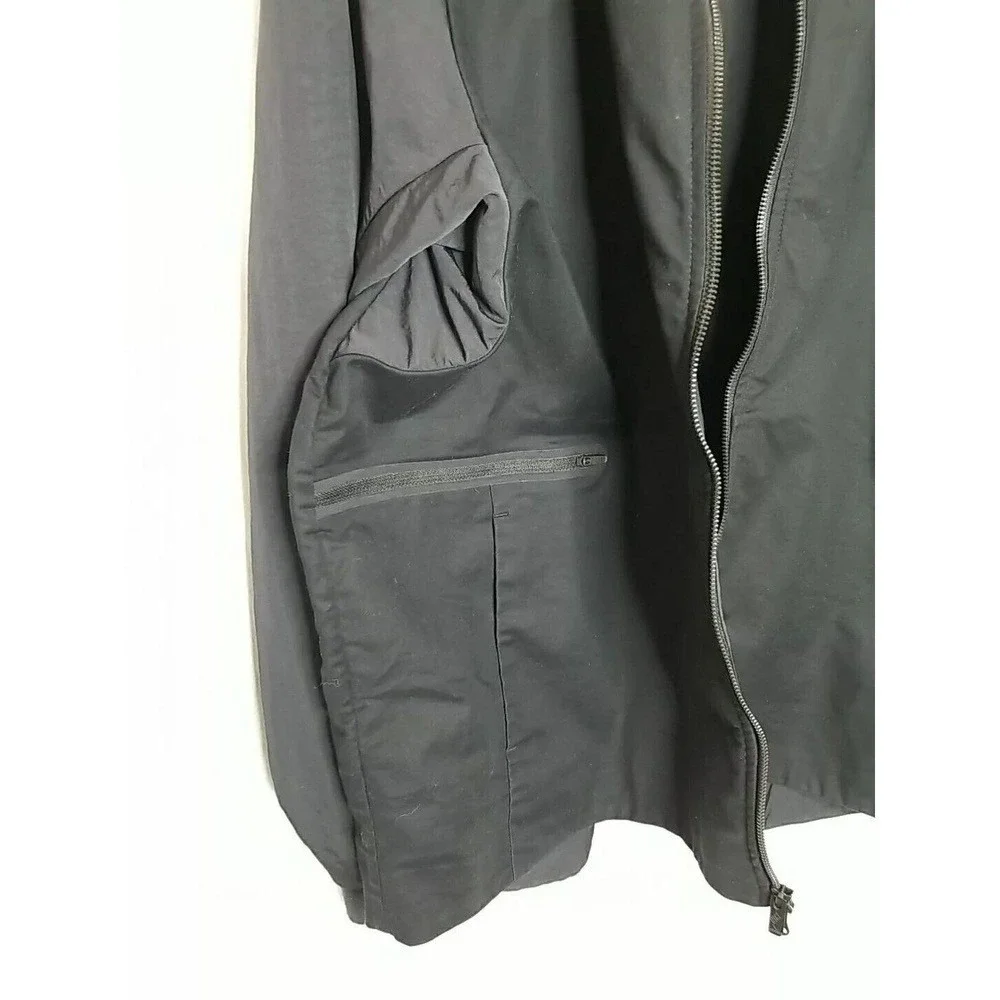 Nike Tech Mens XL Jacket Woven Varsity‎ 832192-010 Black Full Zip Sportswear